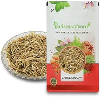 IndianJadiBooti Barge Sudab (100g) | Dried Rue Leaves/Ruta Graveolens | Suddab Herb | Traditional Remedy for Menstrual Comfort & Nazar (Evil Eye) Protection | Satari | Raw & Cleaned