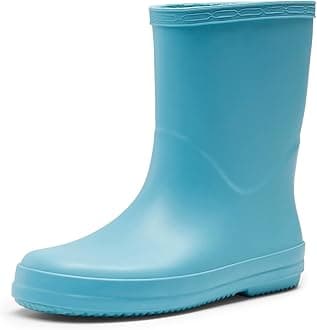 DREAM PAIRS Kids Wellies Boys Girls Wellington Boots Waterproof Non-Slip Short Rain Boots Toddler/Little Kid/Big Kid