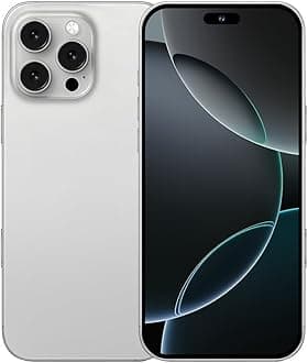 adeck I16 PROMAX unlocked phone, Android 14 8GB,7.3-inch high-definition AMOLED screen smartphone, 8000mAh battery, facial recognition/fingerprint lock/5G/photo/GPS phone (titanium white,256)