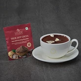 SMOOR Premium Dark Chilli Hot Chocolate Mix | Drinking Chocolate Powder| No Refined Sugar, Made with Jaggery| Enjoy Hot or Cold |Easter, Birthday, Anniversary, Gifting & Snacking |30g