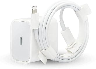 Original 20W Power Delivery Charging Adapter with USB Type C to Lightening Cable (White) – Fast Charger Combo Compatible with iPhone 14, 13, 12, 11, x, xs, xs max, xr Series