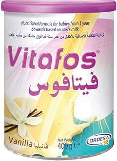 Vitafos Nutritional Growing Up Children's Milk Formula For 1-10 Years Vanilla Flavour 400g