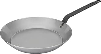 Matfer Bourgeat Black Carbon Steel Frying Pan, 9 1/2"