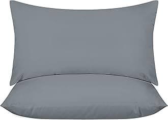 Utopia Bedding Throw Pillows Insert (Pack of 2, Grey) - 12 x 20 Inches Bed and Couch Pillows - Indoor Decorative Pillows