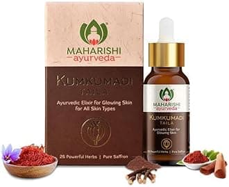 - Maharishi Ayurveda Kumkumadi Tailam 10 ml Pack of 1 Face Serum Oil for Glowing Skin and Even Complexion Made with Potent Herbs Ideal for All Skin Types and No Side Effects