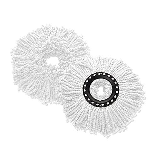 2 Pack Microfiber Replacement Spin Mop Head Refill for Magic 360 / Deluxe/Hurricane