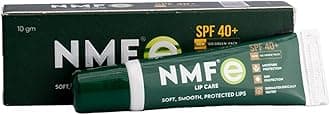 NMF-E Moisturising Lip Care 10 Gm | Lip balm | Spf40+ For Dry And Chapped Lips | Aloe Vera & Vitamin E | Protects lips from dryness & sun damage | Dermatologically Tested
