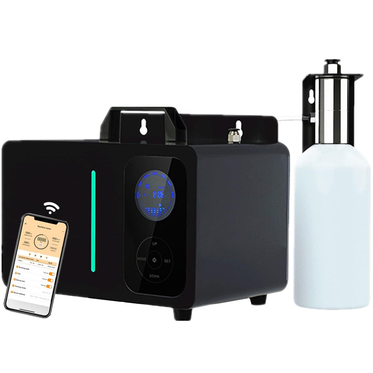 Oil Diffuser HVAC - Wifi App Scent Diffuser Machine Covering 25,000 Sq.Ft for Home, Scent Cold-Air Waterless Oil Diffusers, Air Fresheners for Home Long Lasting for large Room- USA Ship