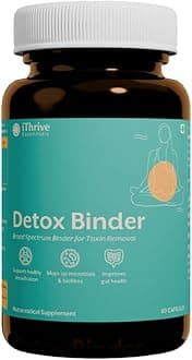 Essentials Detox Binder - Advanced Detox Support, helps fight infections, Promotes Natural Digestion - 60 Capsules