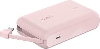 – BoostCharge 10000mAh, portable power bank with integrated cable PD 20W, fast charge USB-C power delivery, fast charging for iPhone 16 series, iPad Pro, Galaxy S24 and more