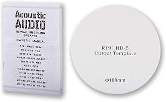 Acoustic Audio by Goldwood Acoustic Audio R191 in Ceiling/in Wall Speaker 2 Pair Pack 2 Way Home Theater 800 Watt R191-2PR