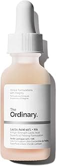 The Ordinary Lactic Acid 10% + Hyaluronic Acid 2%, High-Strength Exfoliating Serum for Smoother, Brighter Skin, 30ml