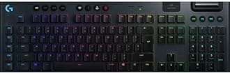 Logitech G915 Lightspeed RGB Mechanical Gaming Keyboard, Low Profile GL Tactile Key Switch, LIGHTSYNC RGB, Advanced Wireless and Bluetooth Support - Tactile,Black