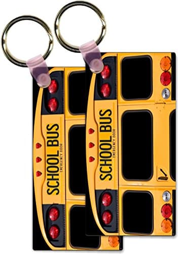 Motorcycle Headlights Design Rectangle Shape Key Chains