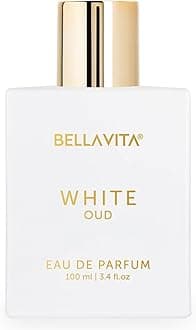 BellaVita Luxury White OUD Perfume for Women | White Musk, Vanilla, Amber | Long-Lasting Women Perfume | Oud Perfume for Woman | IFRA Certified Fragrance Oils | Cruelty-Free, Perfume Bottle,100ml