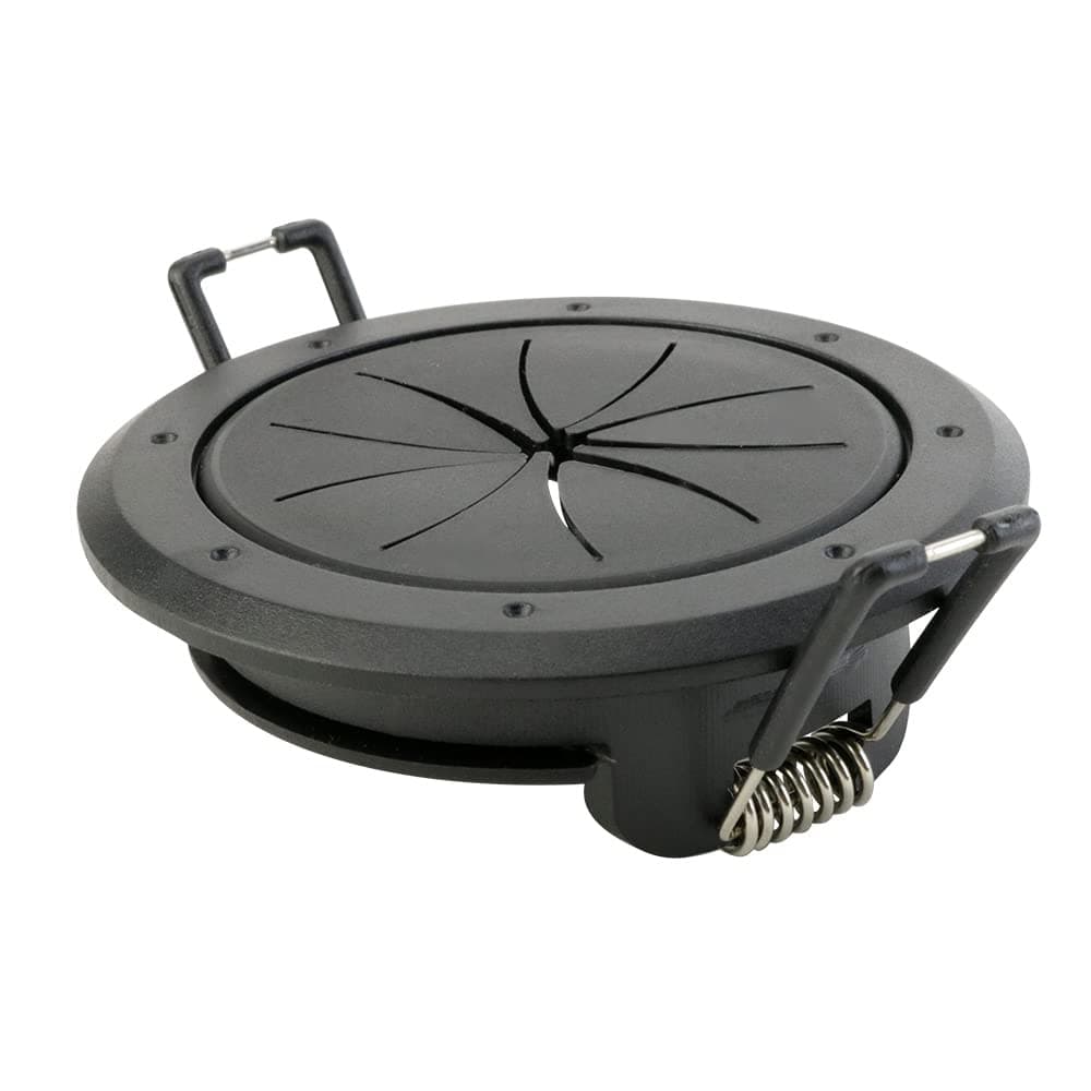 Construct Pro Speedy’Z Spring-Lock Cable Pass Through Port | 2” Diameter | Black