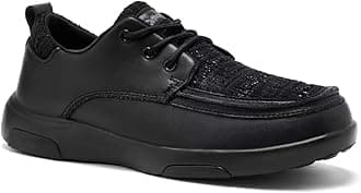 OrthoComfoot Women's Orthopedic Casual Shoes, Arch Support Lace up Driving Sneakers for Outdoor Indoor, Slip Resistant Walking Sneakers for Foot and Heel Pain Relief