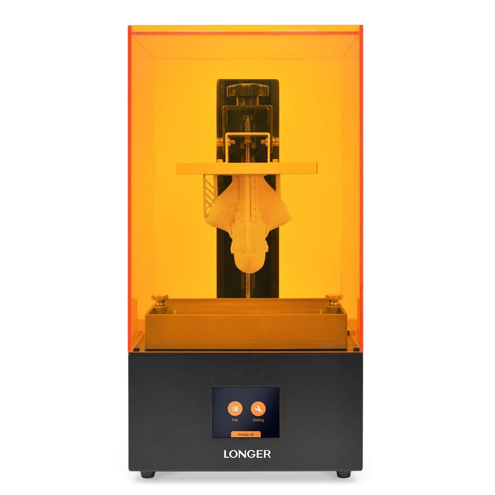 LONGER Orange 30 3D Printer, 2K Resin 3D Printer, Parallel LED Lighting, 4.72"x2.68"x6.69" Large Printing Size, Off-line Printing
