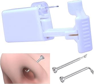 1PC Disposable Nose Piercing Gun Self Nose Piercing Kit Piercing Nose Rings Piercer Hypoallergenic Nose Stud