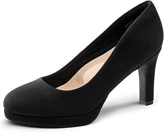 DREAM PAIRS Women's Close Toe Low Heels Platform Pump Comfortable Office Work Dress Shoes for Women SDPU2365W