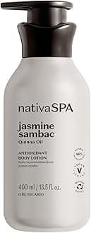 Jasmine Moisturizing Lotion Sambac Nativa SPA 400ml oBoticário Loção Hidratante Jasmim Sambac Nativa SPA 400ml