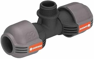 GARDENA 2787-U T' Piece 25mm By 3/4-Inch Male Threads with Sprinkler System Pro
