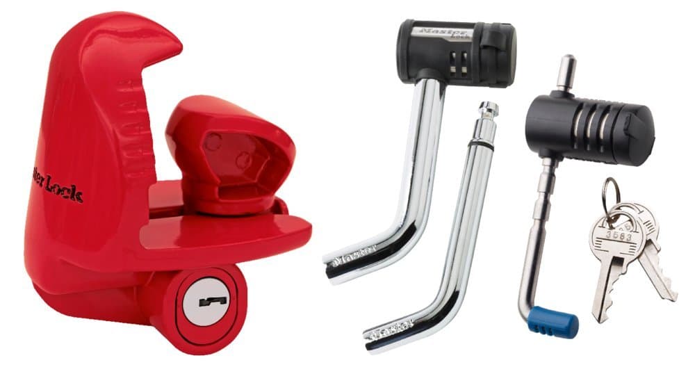 Master Lock3895DAT - Coupler Lock, Receiver Lock and Latch Lock - 3 Components Keyed Alike