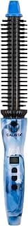 Calista Perfecter Pro Plus Heated Round Brush, Professional Styling Brush, Burn-Free Firm Bristles, Ionic and Ceramic Technology (0.75, Marble)