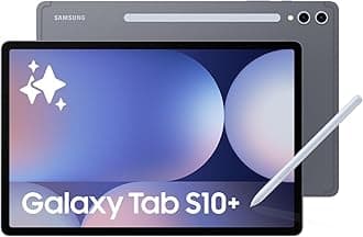 Galaxy Tab S10+ AI Tablet, Android Tablet, 12GB RAM, 512GB Storage, AMOLED Display, Anti-Reflection, S Pen Included, Moonstone Blue, 3 Year Samsung Extended Warranty (UK Version)