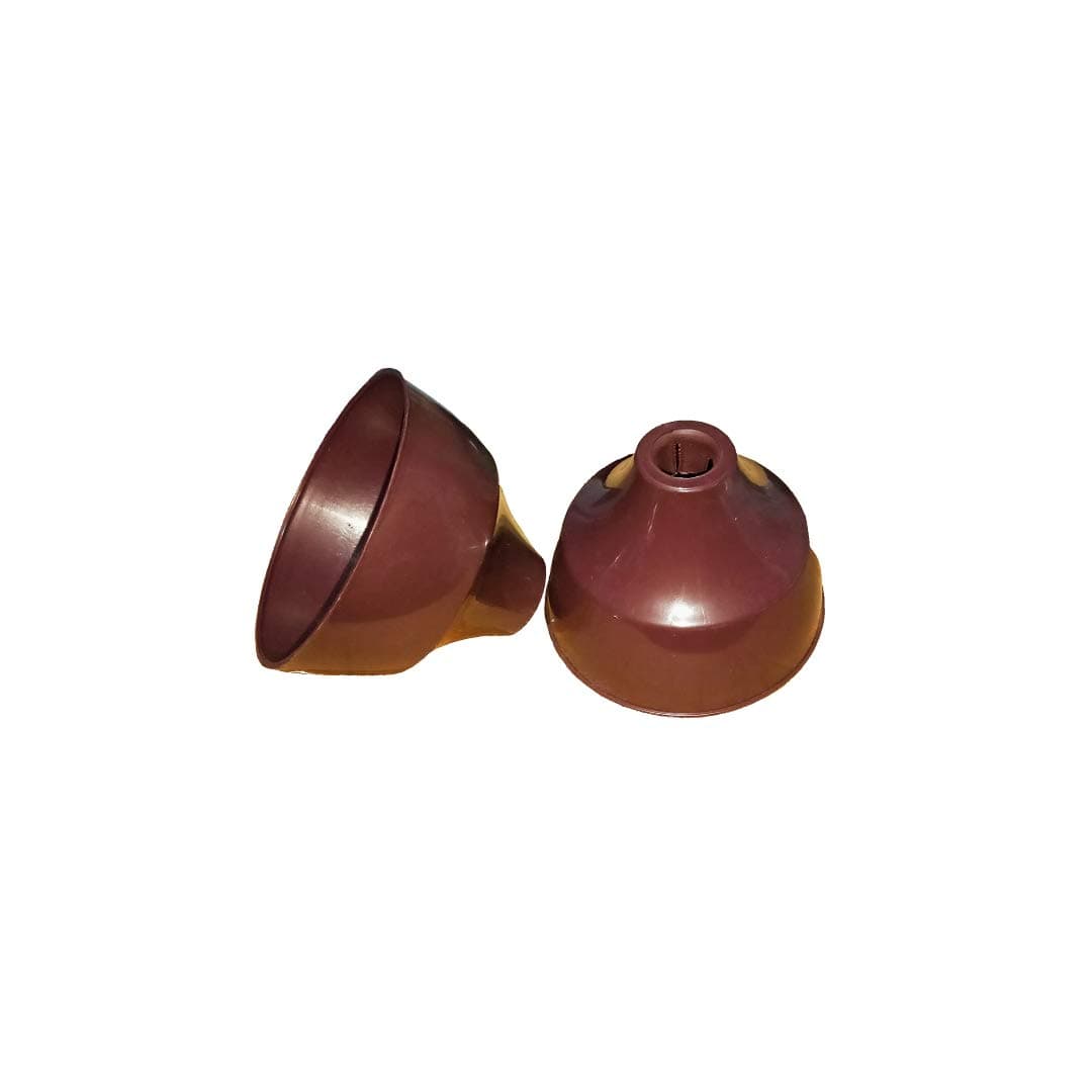 Ceiling Fan Canopy Cover (brown, 2pcs set)