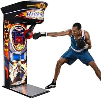 Indoor Sport Boxer Game Coin Operated Arcade Boxing Punch Machine