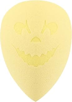 Makeup Blender Super Soft Halloween Themed Makeup Sponge High Elasticity Dry/Wet Use Latex-Free Beauty Blender Beauty Blending Tool Light Yellow One Size