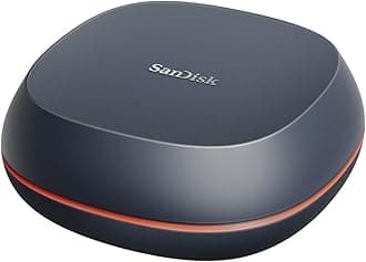 SanDisk 4TB Desk Drive, USB Type-C, Desktop External SSD, High-capacity Solid State Drive, SSD up to 1000 MB/s