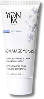 Gentle Botanical Facial Scrub Yonka 50ml | Exfoliates, Purifies, Tighten Pores, Lightens | Grain-Free Texture, Perfect for Sensitive Skins | Dermatologically Proven Results ! 94% Natural Origin
