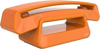 ALCATEL ePure Iconic - DECT Cordless Phone - Classic Design - Large Highly Legible Graphic Display - Handsfree - Call Barring - Orange