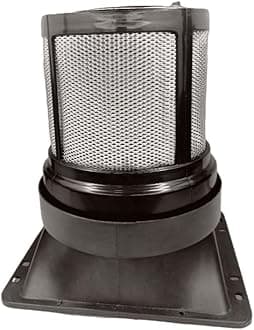 AAYOMA Charcoal Carbon Filter for Kitchen Autoclean Chimneys, Ductless BLDC Chimney | Suitable for All Brands - Faber, Elica, Glen, Hafele, Kaff, Crompton, Hindware | 6 Inch Installation Kit