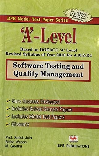 Software Testing and Quality Management (A10.2r4)