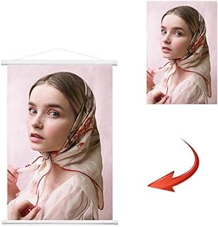 MLMYH Custom Poster Personalised Photo Picture On Wall Canvas, Customise Your Photo for Perfect Picture, for Living Room Kitchen to Hang Personalised Presents 60x170cm