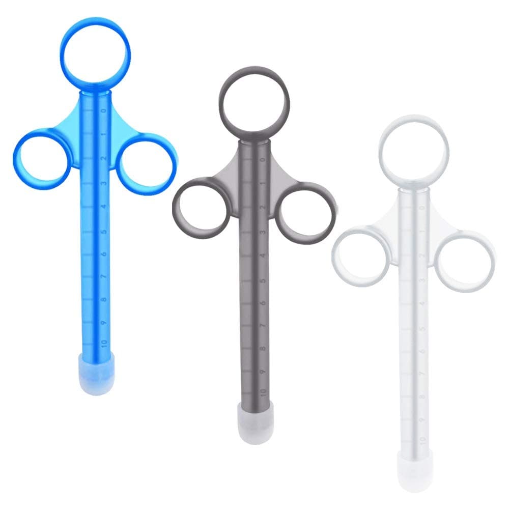 Lube Applicator with Smooth Rounded Tip for Precision & Mess-Free Use, Reusable Durable,Easy to Clean (3 Pack)