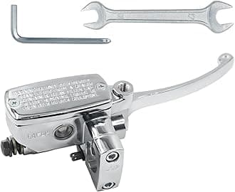 Triumilynn Right 1" 25mm Brake Master Cylinder Replacement for Hon-da Shadow Goldwing Magna VTX, Yamaha Road Star V-Star, Suzuki Intruder Savage, Kawasaki Vulcan Motorcycle