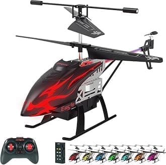 Jack Royal Remote Control Helicopter for Kids, LED Light Effects, Altitude Hold, One-Key Takeoff/Landing, for Boys and Girls,Helicopter with 7 Colors Light & High Stability
