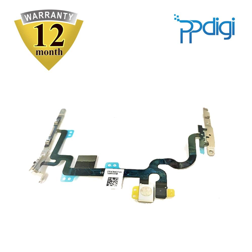 Power button flex cable for iPhone 5, 5s, 6, 6 plus, 6s, 6s plus, 7, 7 plus; quality mute on-off volume switch with tool set by Ppdigi