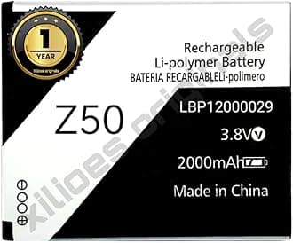 XILIOES ORIGINALS® LBP12000029 Battery for Lava Lava Z50 Battery with 1 Year Warranty**** (T57)