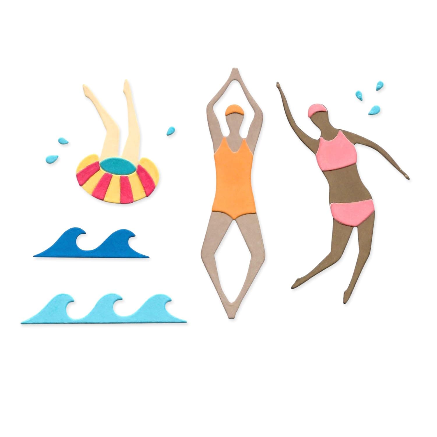 Sizzix® Thinlits® Die Set 20PK - Synchronized Swimmers #2 by Catherine Pooler