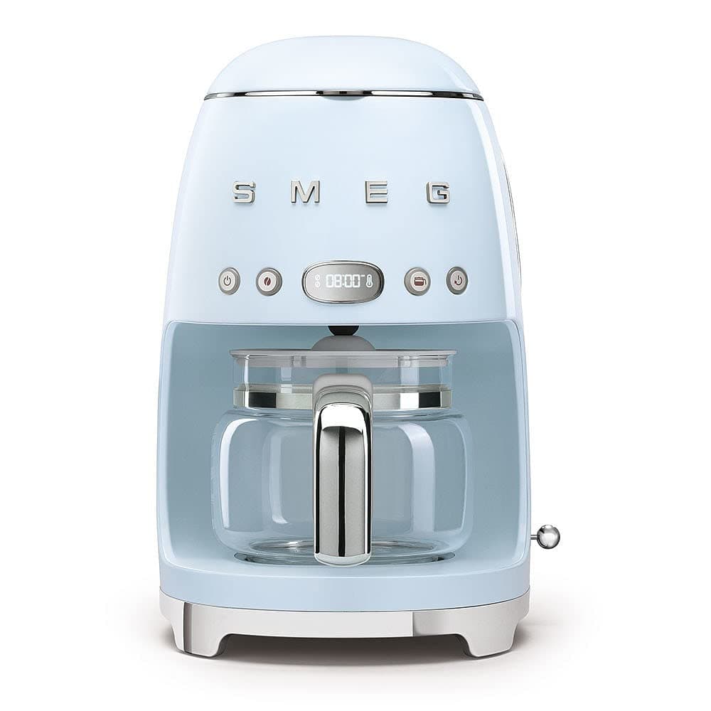DCF02PBUK Drip Coffee Machine, Auto-Start Mode, Reuseable Filter, Digital Display, Anti-Drip System, Aroma Intensity Option, 1.4 Litre Tank, Pastel Blue