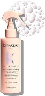 Gloss Absolu Anti-Frizz Heat Protectant Spray For Glossy Hair | Fine To Medium Hair | 4-Days Anti-Frizz | With Hyaluronic & Glycolic Acid, Wild Rose-In-Oil | 190ml