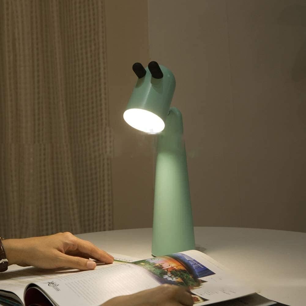 YESKIT Table Lamp, LED Simple Creative Small Table Lamp,Eye-protection,Birthday Present,Cute Dog Shape,USB Dimmable LED Table Lamp,LED Desks Table Lamp 2 In 1,Low Power Consumption Living Room, or Off