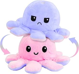 Toy Octopus Plushie Reversible Soft Toys for Kids | Plush Soft Toys for Baby Boys and Girls| Best Gift | Octopus Soft Toy for Kids (Multicolor)