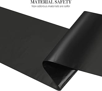 5 Rolls Small Trash Garbage Bags, 4 Gallon Strong Thin Material Disposable Kitchen Garbage Bags, Durable Plastic Trash Bags for Office Home Bedroom Garden Waste Bin, 100 Counts (Black)