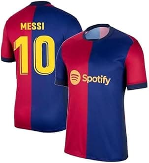 RJMSports Football Team Mesii Jersey 2022 (Kids,Boys,Men)
